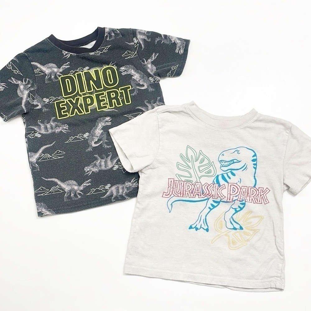 Garanimals dinosaur t-shirt + Jurassic World toddler boys dinosaur t-shirt